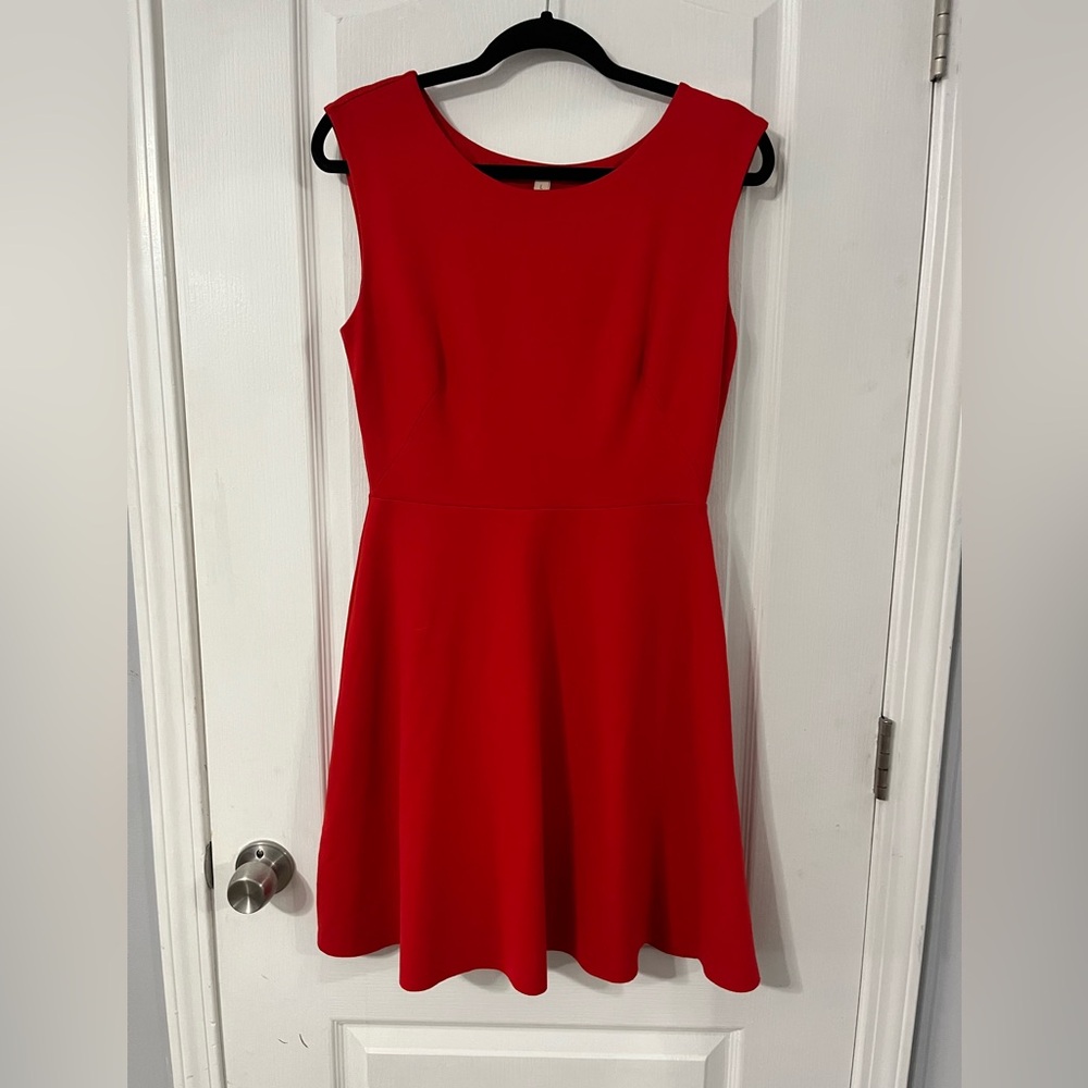 Dressed Red sleeveless dress size 8